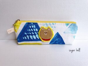 羊毛フェルトの柴犬のペンケース